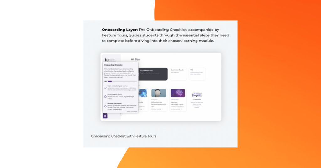 Screenshot of how IU university uses our checklist