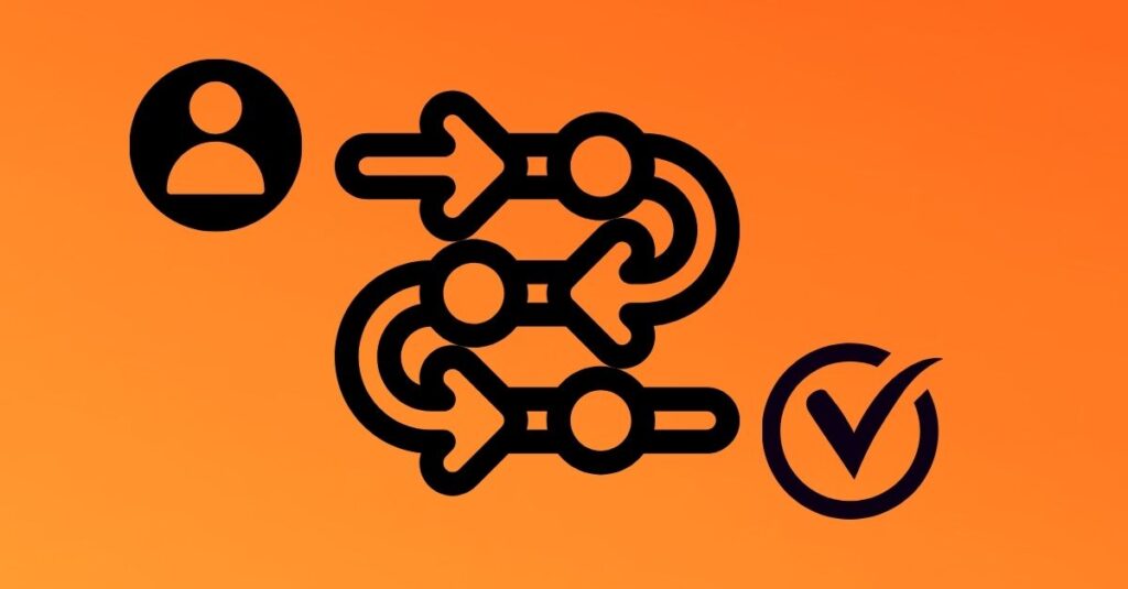 User onboarding flow map