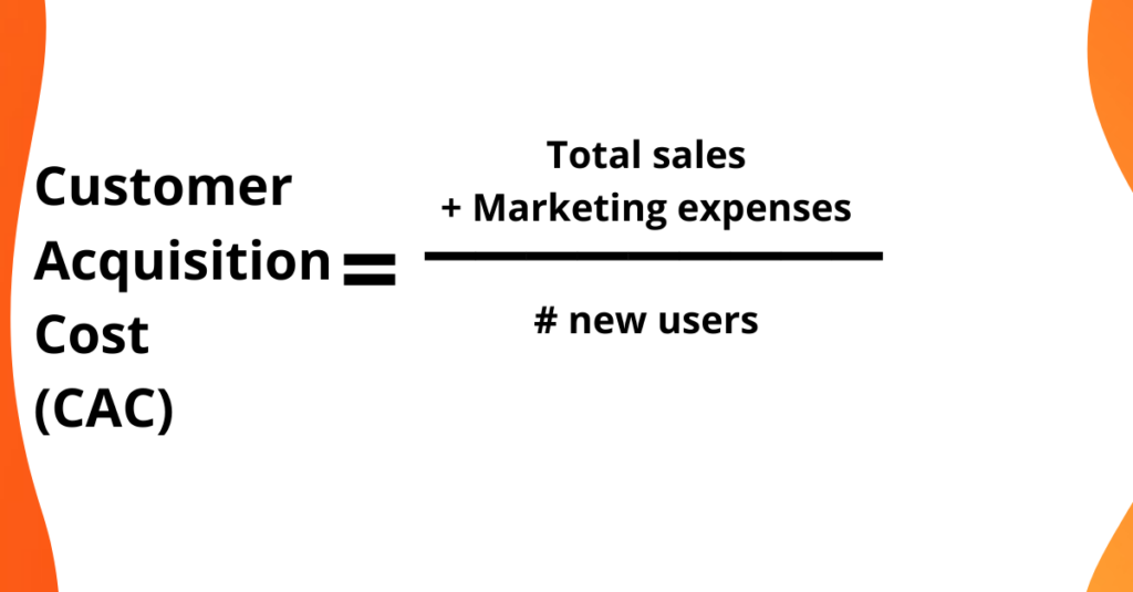 customer acquisition cost formula