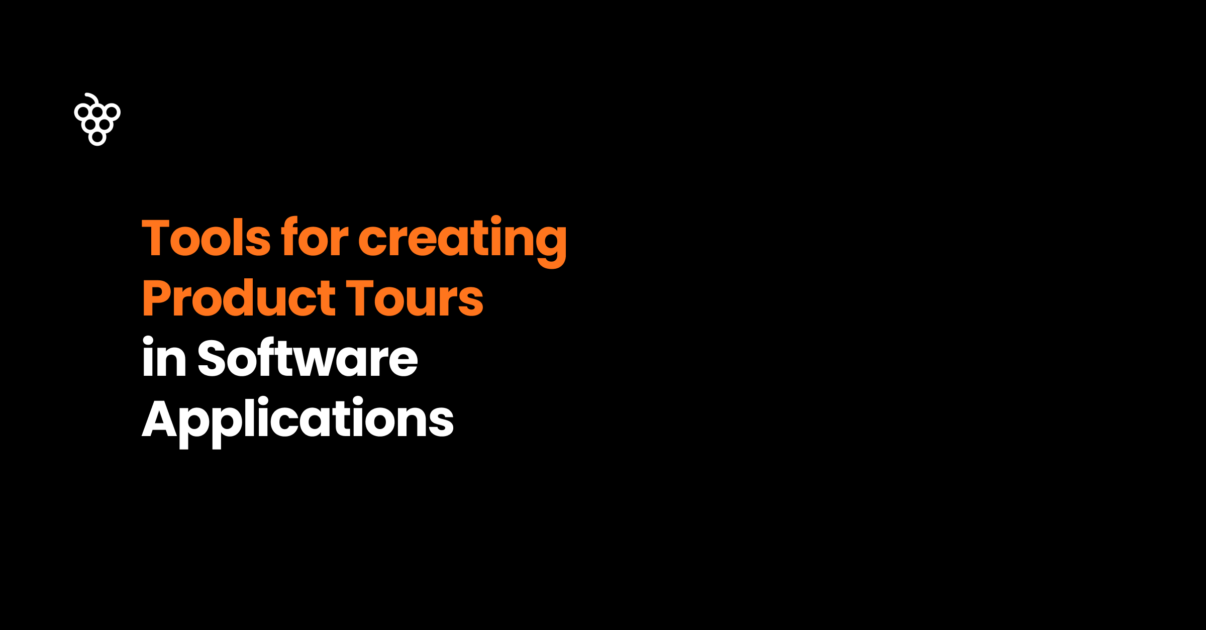 Tools for creating product tours in software applications
