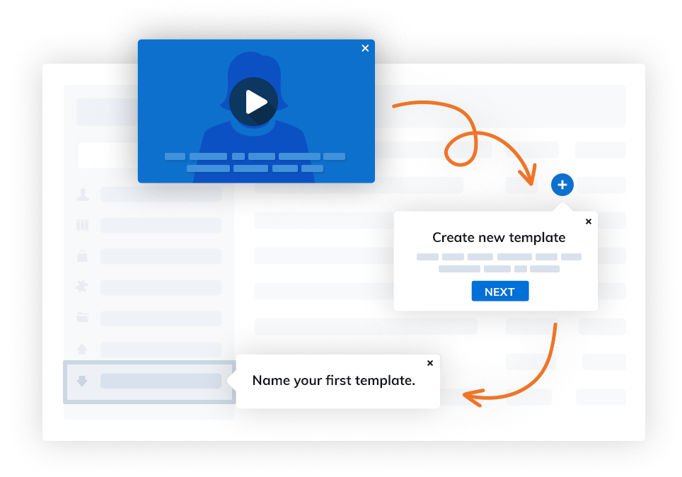 Interactive in-app  walkthrough 